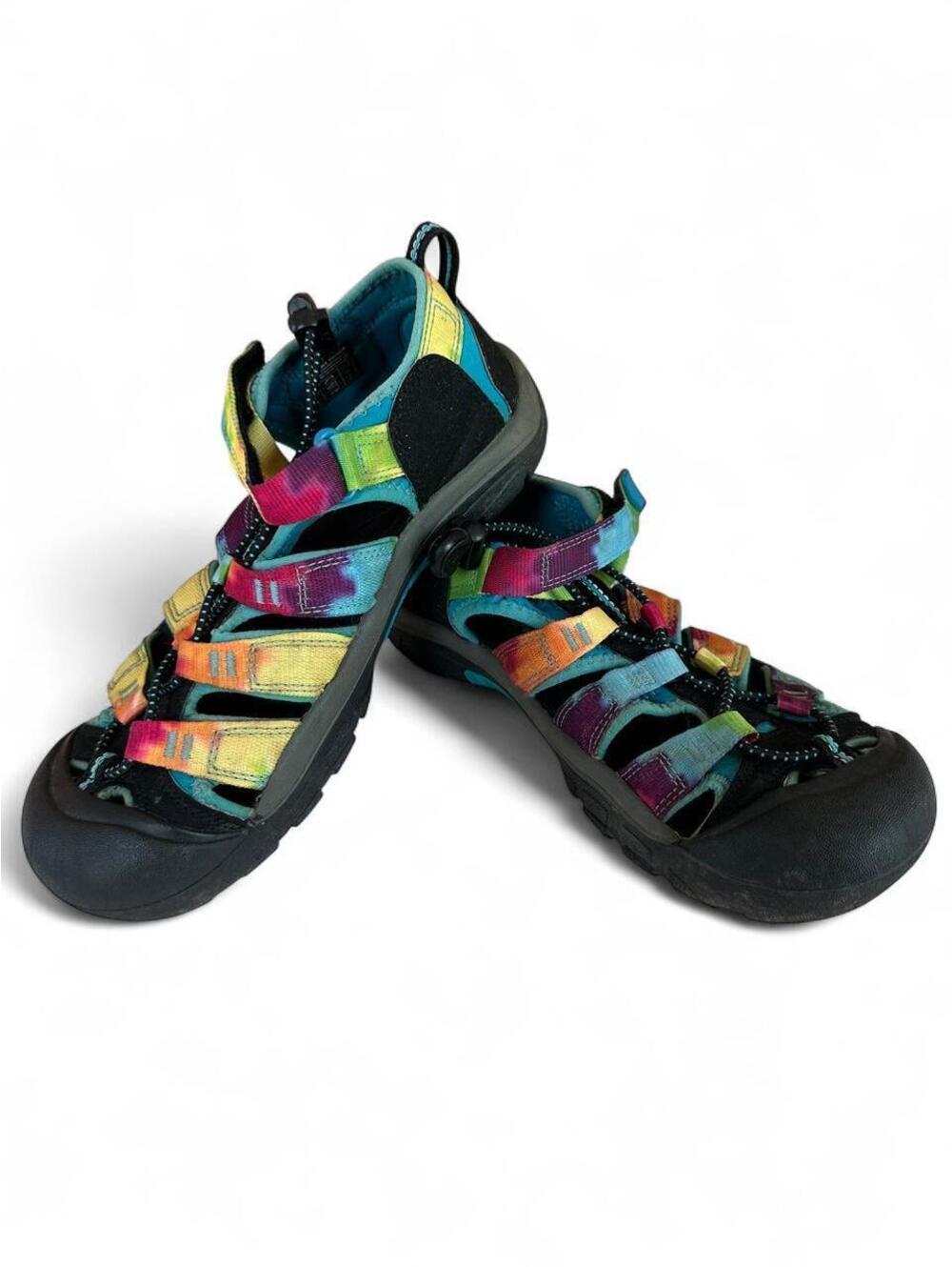 KEEN Newport H2 Sandals Size 5 Rainbow Tie Dye Water Hiking Sport Shoes